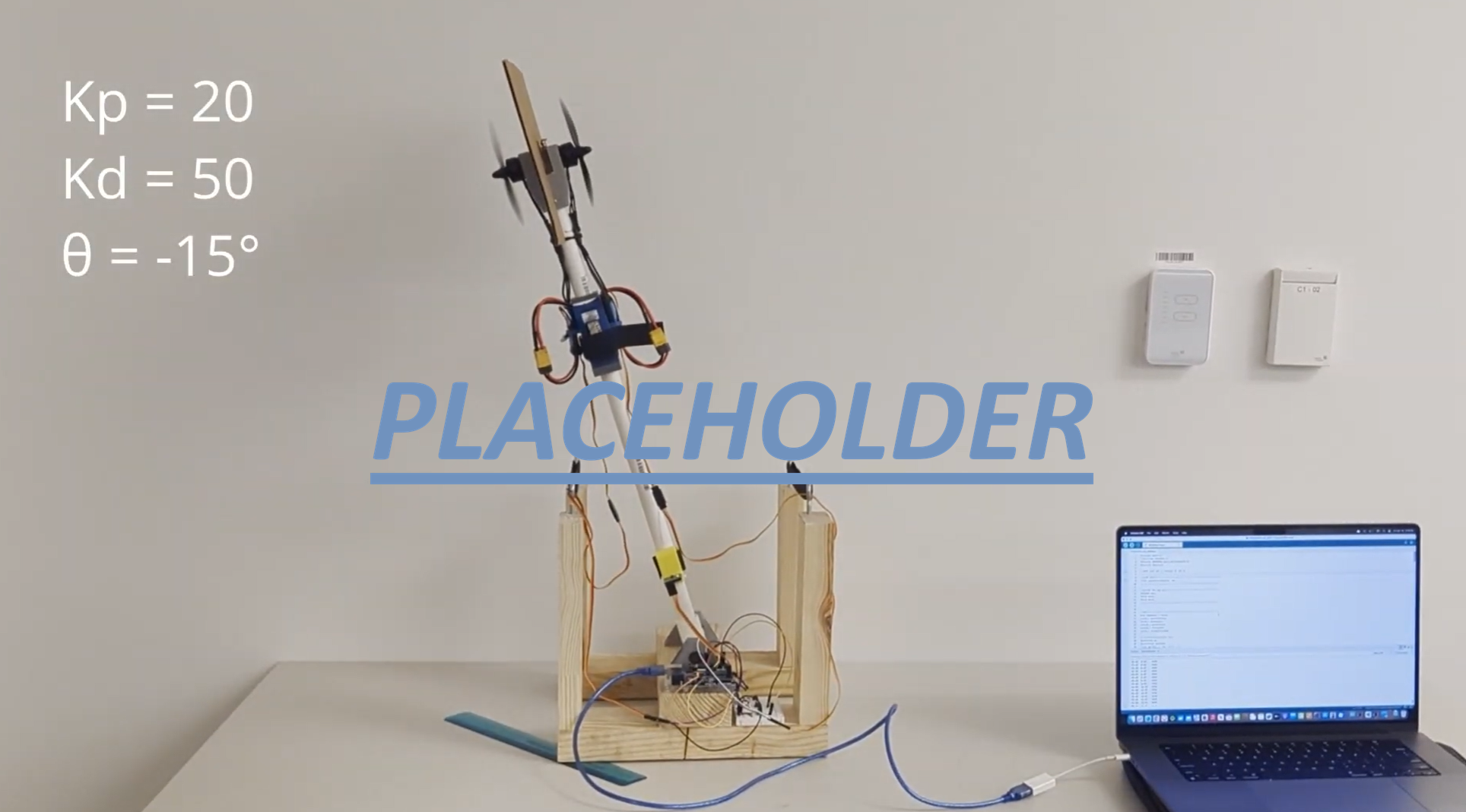 Inverted Pendulum Propeller Actuated