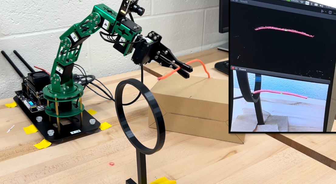 “Threading the Loop” – Laparoscopic Surgical Skill with Robot Arm
